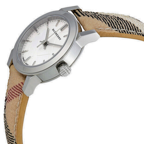 Burberry BURBERRY BU9222 WOMENS WATCH MULTICOLOUR STRAP SILVER DIAL SILVER CASE 2