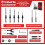 EZARC 80331010 countersink drill bits set 15Pcs tapered drill bits storage box 5