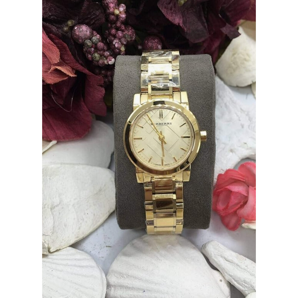 BURBERRY BU9227 WOMEN'S WATCH GOLD BRACELET GOLD DIAL GOLD CASE