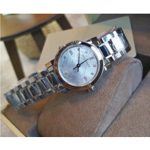 BURBERRY BU9230 WOMEN'S WATCH SILVER BRACELET SILVER DIAL SILVER CASE