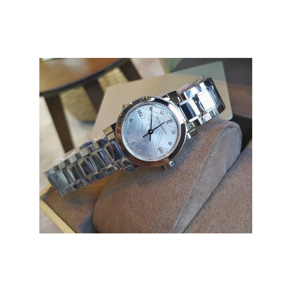 BURBERRY BU9230 WOMEN'S WATCH SILVER BRACELET SILVER DIAL SILVER CASE