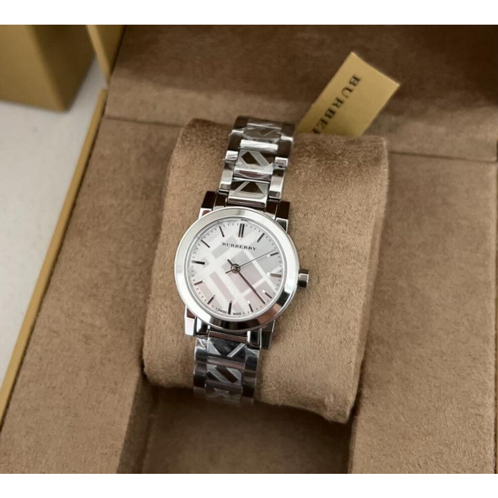 BURBERRY BU9233 WOMEN'S WATCH SILVER BRACELET SILVER DIAL SILVER CASE