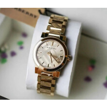 BURBERRY BU9234 WOMEN'S WATCH GOLD BRACELET GOLD DIAL GOLD CASE