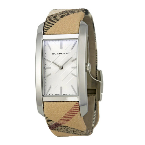 Burberry BURBERRY BU9406 WOMENS WATCH MULTICOLOUR STRAP SILVER DIAL SILVER CASE 1