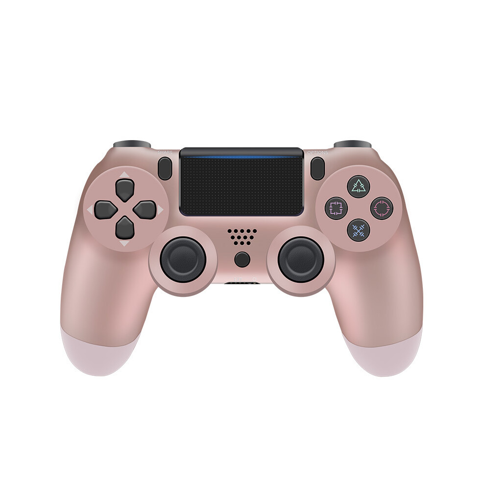 (Rose Gold) PS4 Controller Wireless,Dual Vibration/6-Axis Motion Control/Multi Touch Pad/Audio Jack/Share Button, PS4 Controller Compatible with PS4/S