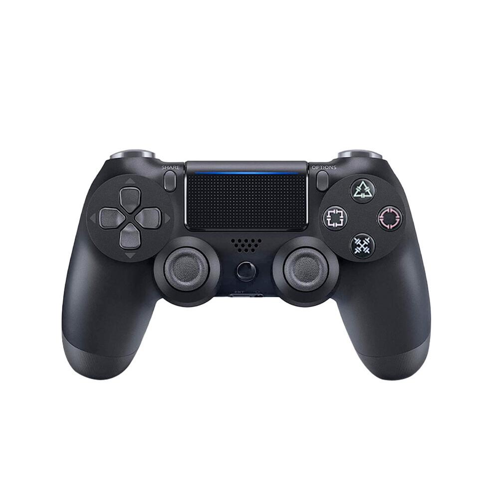 (black) PS4 Controller Wireless,Dual Vibration/6-Axis Motion Control/Multi Touch Pad/Audio Jack/Share Button, PS4 Controller Compatible with PS4/Slim/