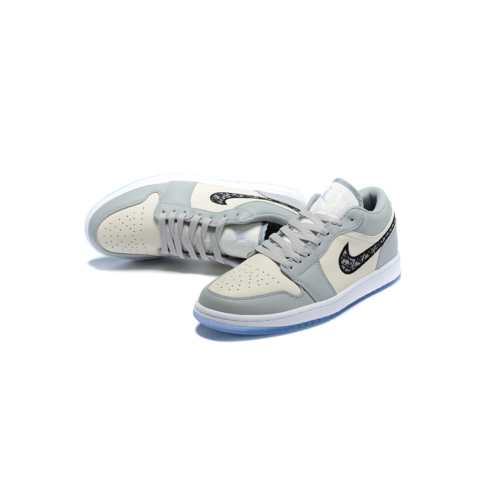 (EUR SIZE 38) Dior X Air Jordan 1 Low Unisex Shoes Size 36-47