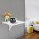 Goplus Wood Folding Wall-mounted Drop-leaf Table Kitchen Desk Dining Table 8