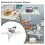 Goplus Wood Folding Wall-mounted Drop-leaf Table Kitchen Desk Dining Table 7