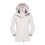 Living And Home (Ivory White, S) Classic 3 in 1 Waterproof Windproof Jacket Hardshell Jacket with Fleece Lining 1