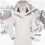 Living And Home (Ivory White, S) Classic 3 in 1 Waterproof Windproof Jacket Hardshell Jacket with Fleece Lining 4