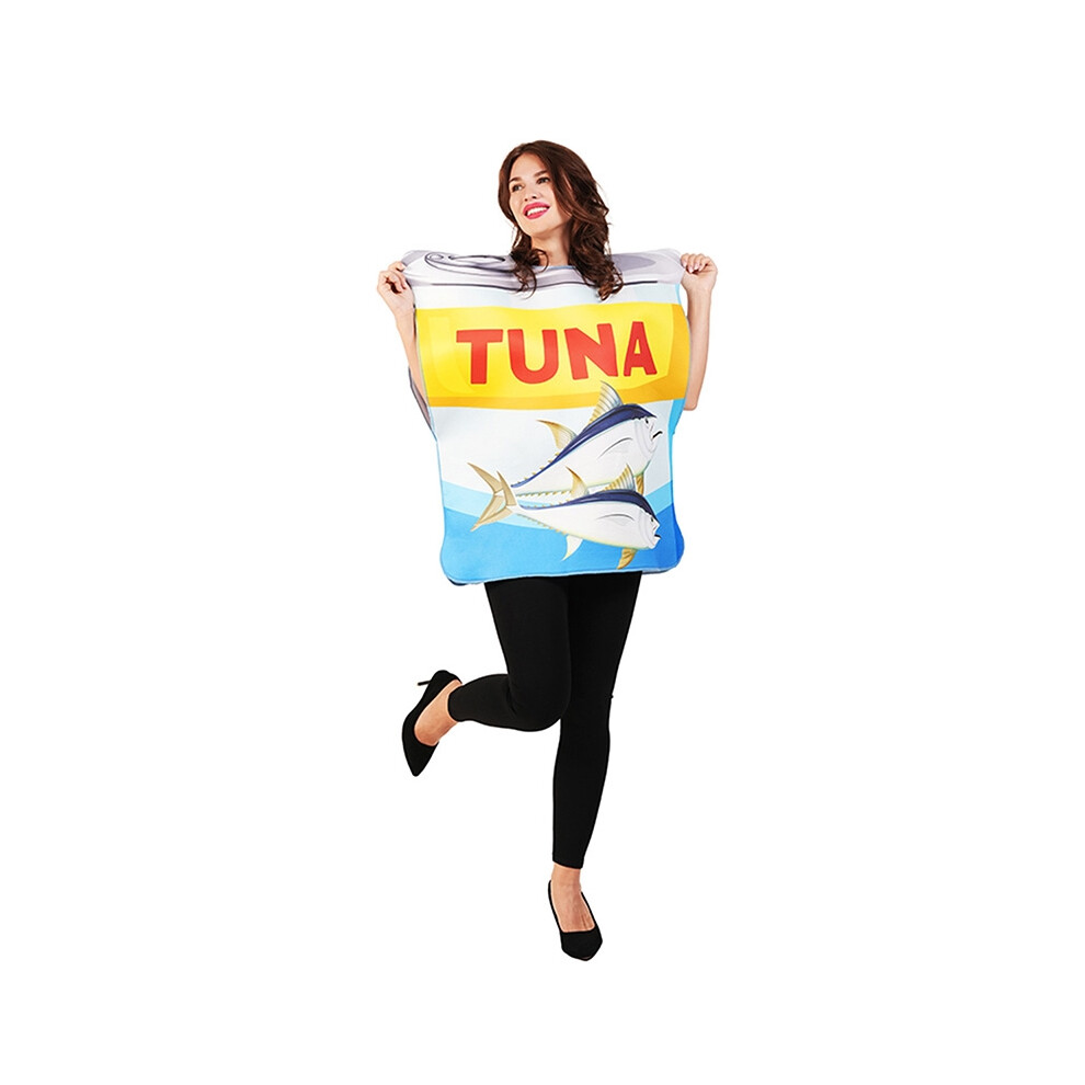 Men Seaside Tinned Tuna Funny Fancy Dress Up Women Canned Tuna Bluefin Tuna Fishing Costume