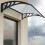 L150*W100*H28 Window Door Awning Canopy with Brackets 2