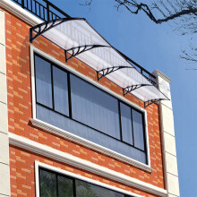 L270*W100*H28 Window Door Awning Canopy with Brackets