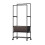 Living And Home Double Rod Compact Clothes Rack with Wheels and Laundry Basket 148cm 4