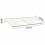 Window Awning Front Door Canopy Rain Shelter 190CM, White 7