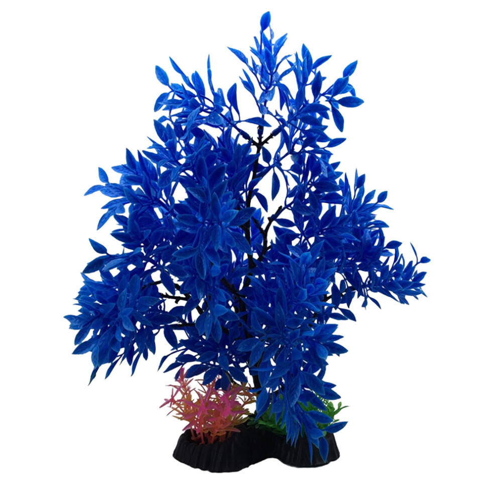 Swell Uk Swell Cherry Tree Artificial Plant Aquarium Décor Blue