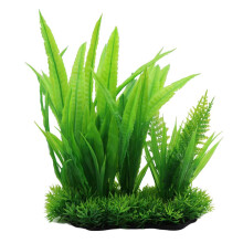 Swell Green Echinodorus Combination Artificial Plant - Pointed Aquarium Décor