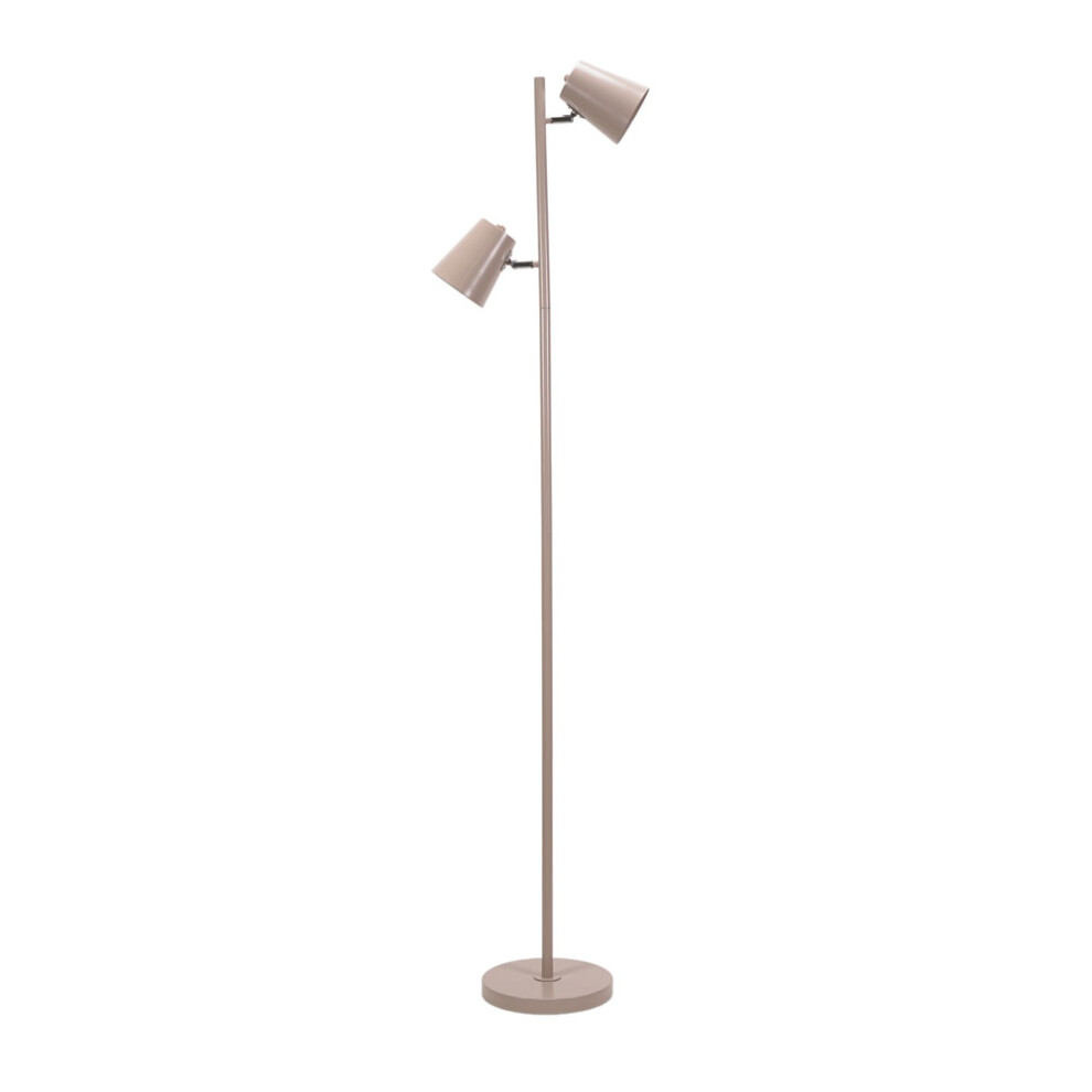 ValueLights Bibi Natural Stone 2 Way Multi-Directional Floor Lamp