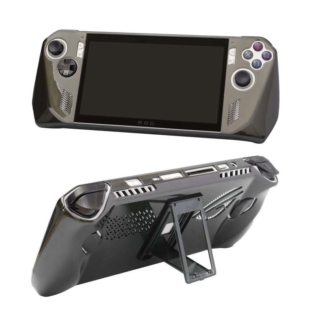 Transparent Case Console Protector Case For Rog Ally Game Console (Black) Black 9417278166146