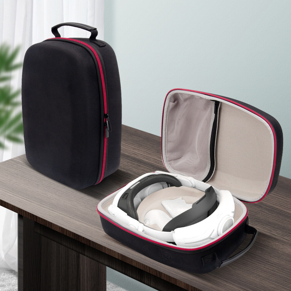 Eva Hard Bag Carrying Case With Lens Cover For Meta Quest 3 Vr Gaming Headset 9417278166948