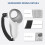7pcs Accessories Set Silicone Protective Cover for Meta Quest 3 (White) 2
