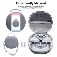 Carrying Bag Portable Organizer Bag Shockproof for Meta Quest3 VR (Grey)