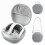 Carrying Bag Portable Organizer Bag Shockproof for Meta Quest3 VR (Grey) 2