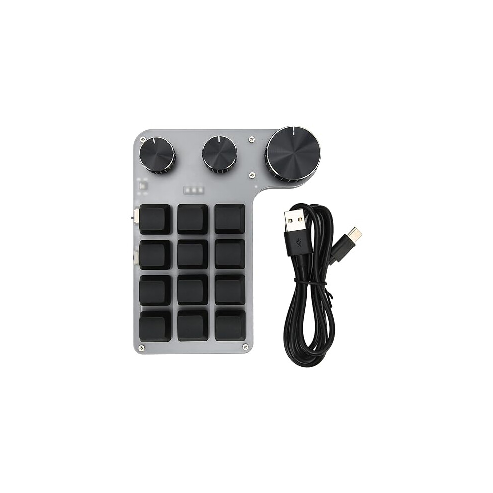 Programmable Shortcut Key Rgb Mini Keypad For Pc Macbook ( Usb Wired) Black 9417278174646