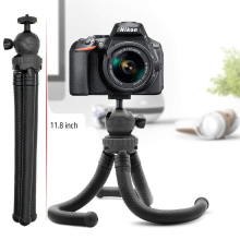 Phone clip tripod|Camera Triangle Octopus Mount - Black