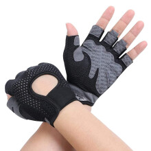 Workout Gloves Full Palm Protection,Best Exercise Gloves for Gym,Black