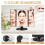 Makeup Mirror - Black - 22 Lights + 10 Times Mirror 2
