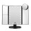 Makeup Mirror - Black - 22 Lights + 10 Times Mirror 1