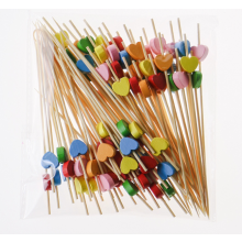 100 Counts Handmade 4.7" Cocktail Sticks Toothpicks Cocktail Picks