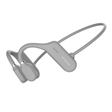 Bone Conduction Headphones Bluetooth - Wireless Open-Ear Headset , For Running Driving Cycling Meeting,Grey