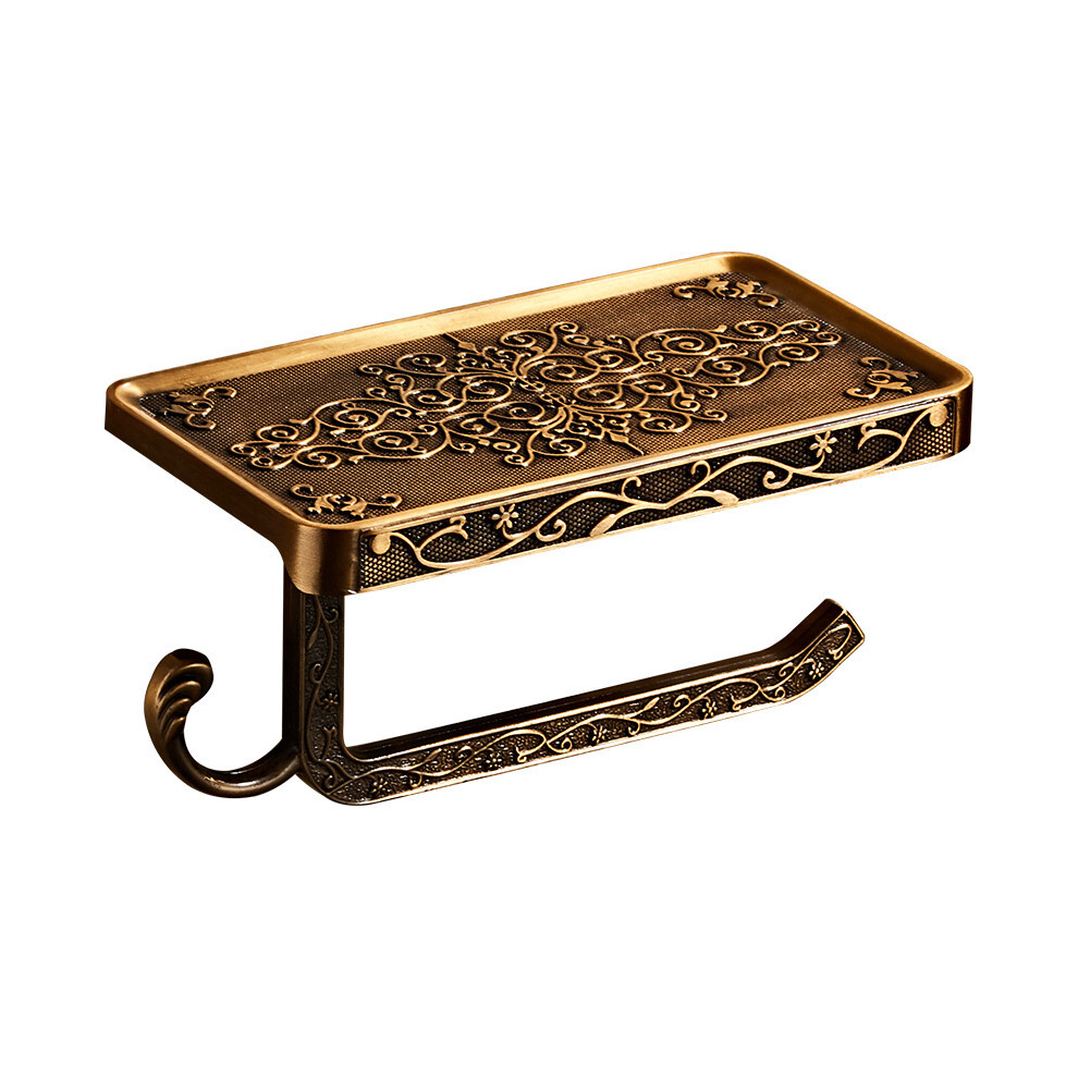 Toilet Roll Holder Toilet Roll Holder With Mobile Phone Holder Wall Holder Roll Holder-image-OPC-PFCMG82-NEW