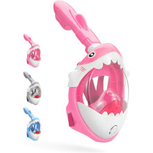 Full Face Snorkel Mask Kids - Snorkeling Mask for Kid HD Seaview Anti Fog Anti Leak