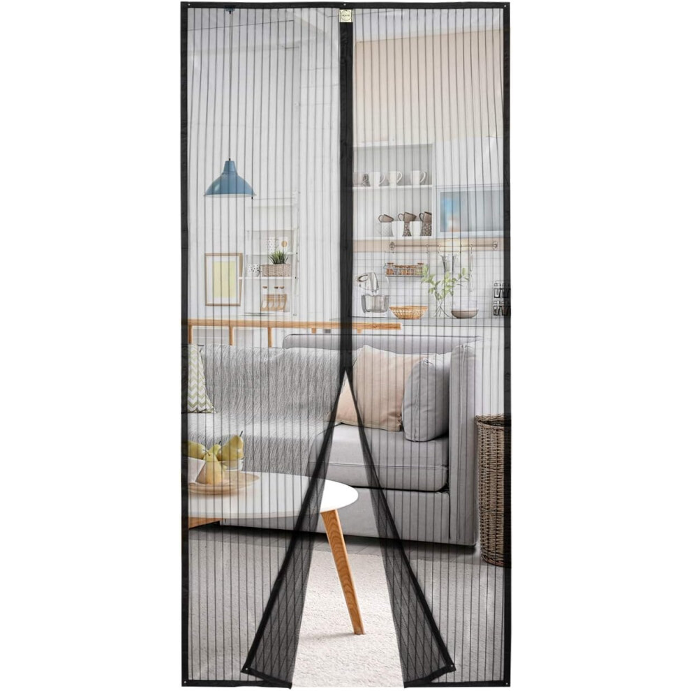Magnetic Fly Screen Doors, Insect Screens, Magnetic Curtains For Balcony Doors, Black-image-OPC-PFCMG8Y-NEW