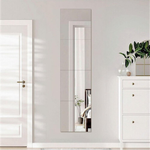 Living And Home (4pcs, 30*30cm) Acrylic Adhesive Wall Mirror Tiles 2