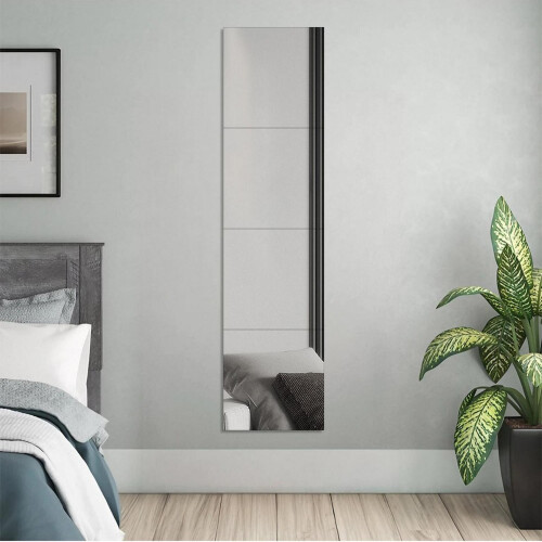 Living And Home (4pcs, 40*40cm) Acrylic Adhesive Wall Mirror Tiles 2