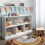 Noa and Nani Halmstad 3 Cube & Shelf Storage Unit White 1