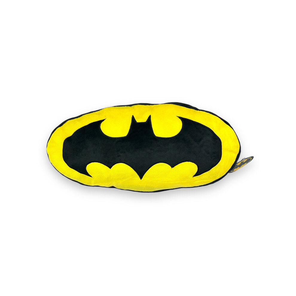 BATMAN Logo 43cm Cushion Large Officially Licensed PLUSH