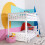 Noa and Nani Harri Bunk Bed Low Midsleeper in Classic White 2