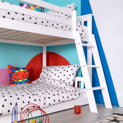 Noa and Nani Harri Bunk Bed Low Midsleeper in Classic White 2