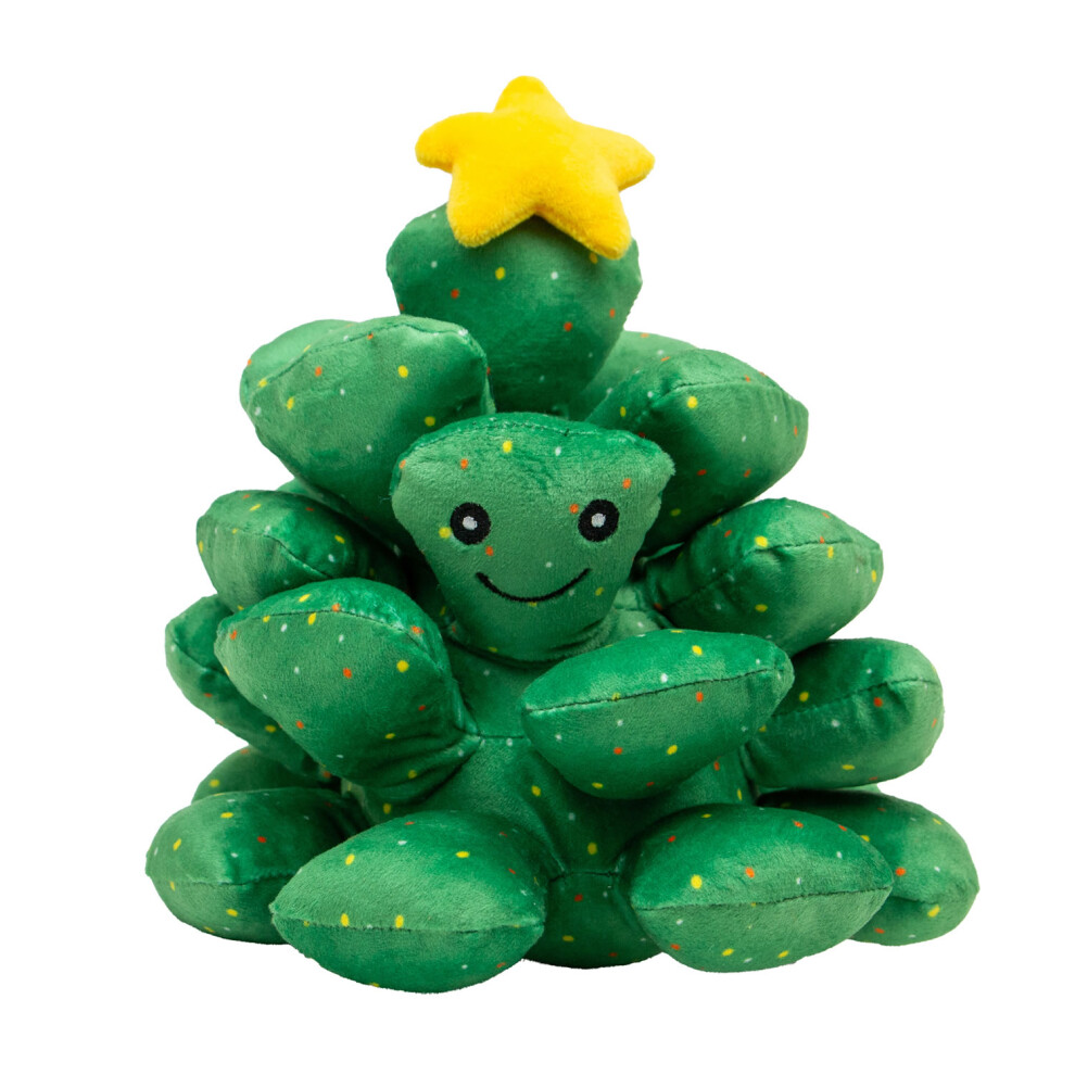 Ancol Douglas Fir Tree Christmas Great For Cuddling Snuffle Dog Toy