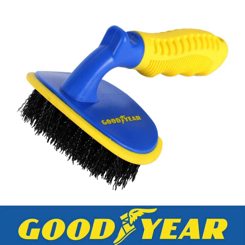 Goodyear Washing Clean Car Wheel Cleaning Brush Tyre Alloy Soft Bristle Cleaner 5055441452159