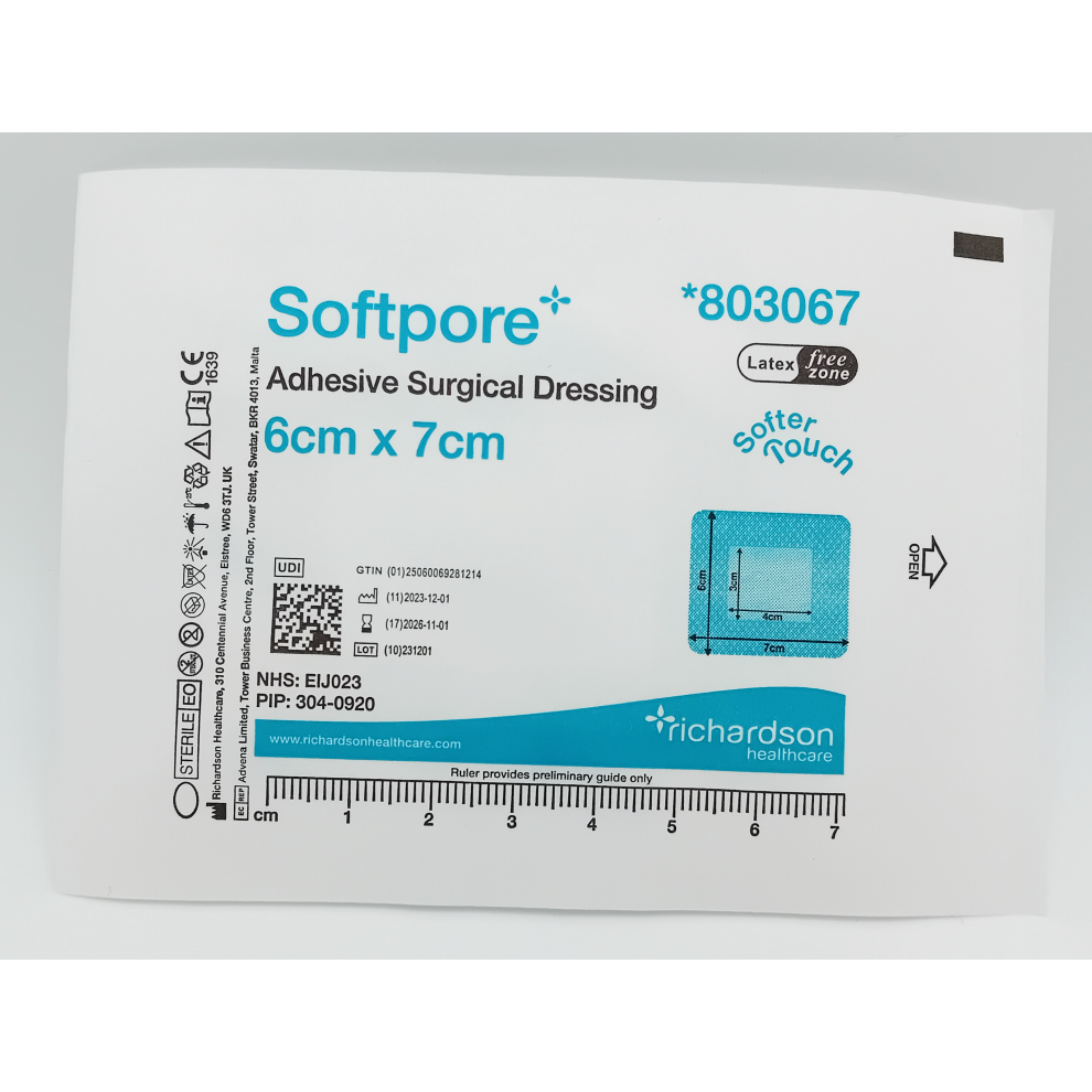 Neil-Richardson Softpore 6Cm X 7Cm Pack Of 10 - Ref: R3803067