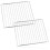SPARES2GO SPARES2GO Large Oven Shelf Adjustable Width No Gaps UNIVERSAL Extendable Lock Grill 590mm x 2 1