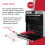 SPARES2GO SPARES2GO Large Oven Shelf Adjustable Width No Gaps UNIVERSAL Extendable Lock Grill 590mm x 2 7