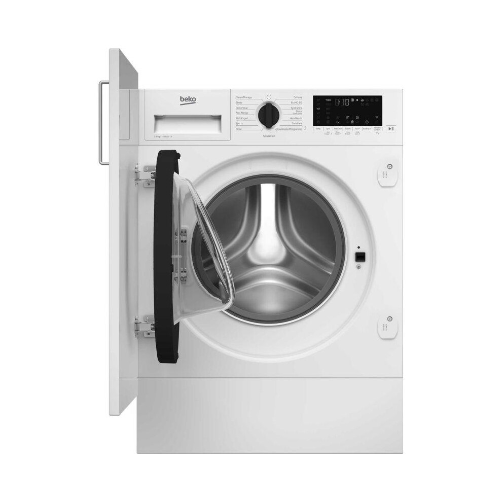 Beko WTIK84122 Integrated Built-In Washing Machine 8kg 1400 A-Rated Inverter PWI - Image 2